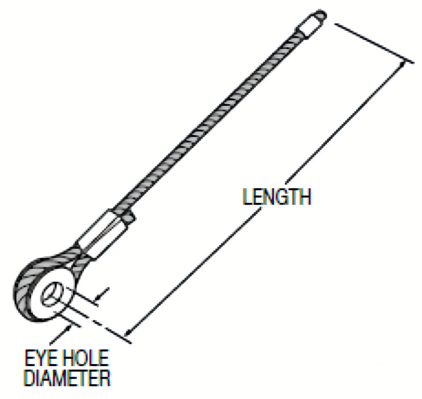 Cable Tensor De Acero Para Puerta Cortina