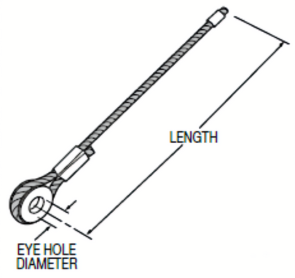 Cable Tensor De Acero Para Puerta Cortina