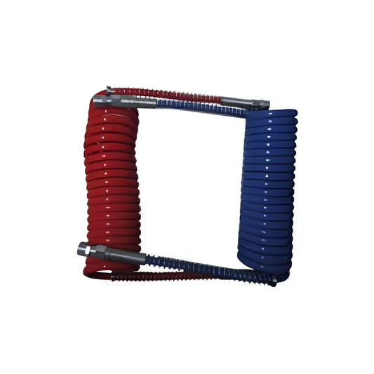 Manguera Espiral Para Freno de Aire Azul y Roja